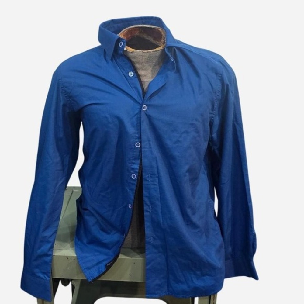 Mens blue button up by Fried‎ denim size m